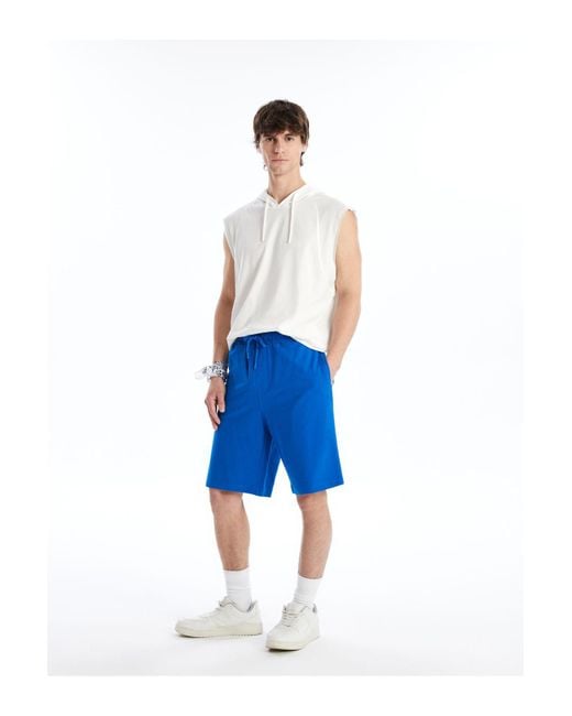 LC Waikiki Standardform Bermudashorts Für Herren in Blue für Herren