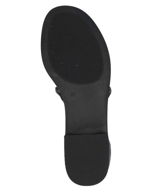 Caprice Black Sandalette blockabsatz