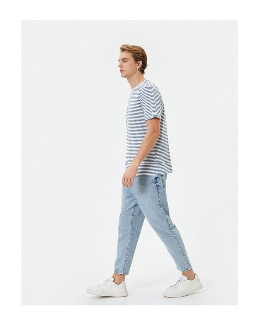 Koton Lockere Passform, Lockere Jeans – Steve Jean Für Herren in Blue für Herren