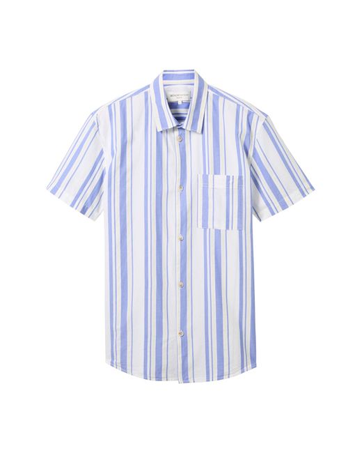 Tom Tailor Hemd regular fit in Blue für Herren