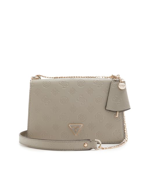 Guess Gray Jena taupe schultertasche hwpg92-20210-tpg