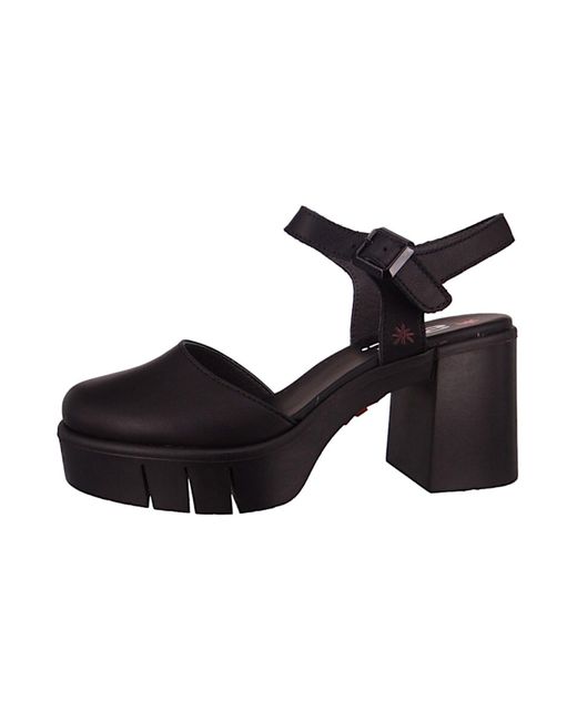 Art Komfort sandalen eivissa 1991 black leder mit softlight fußbett