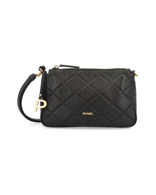 Picard Black Broadway Umhängetasche Leder 23 Cm Für Damen