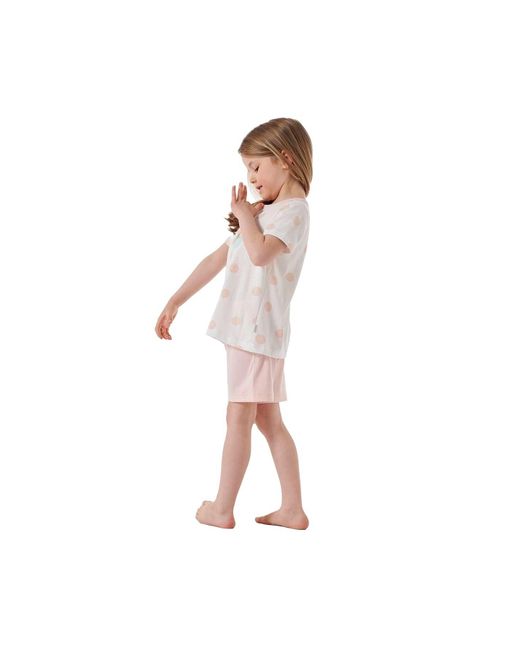 Schiesser White Mädchen schlafanzug-set kurz, baumwolle, motiv