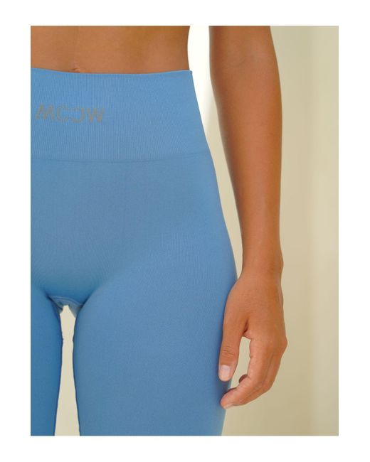 MAİ COLLECTİON Blue Surya Recovery Knöchellange Leggings Für Damen