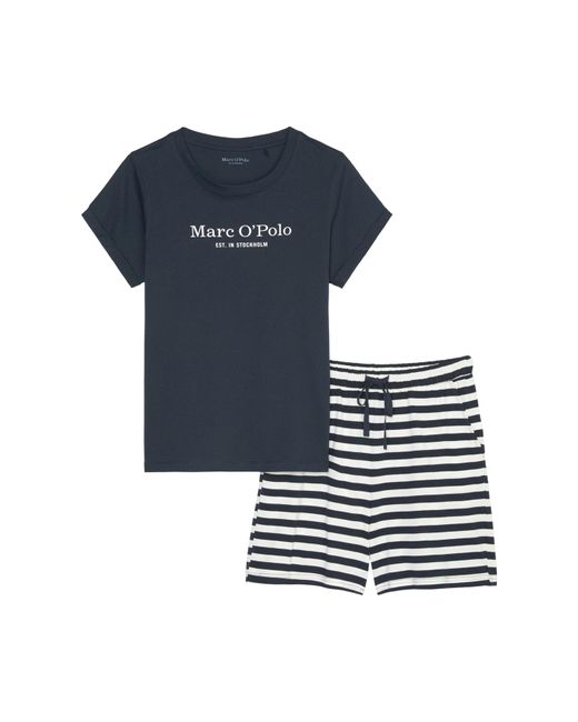 Marc O' Polo Blue Pyjama mix & match baumwolle