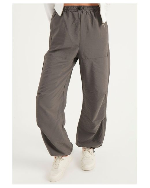 Herita Gray Fallschirmhose Mit Kordelzug Für Damen