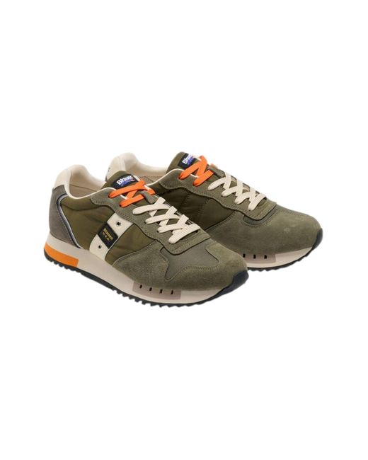 Blauer Sportschuhe Queens Turnschuh Für Herren in Green für Herren