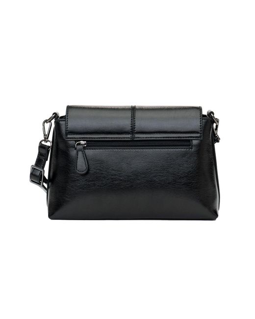 L. CREDI Black Pamela Schultertasche 26 Cm Für Damen