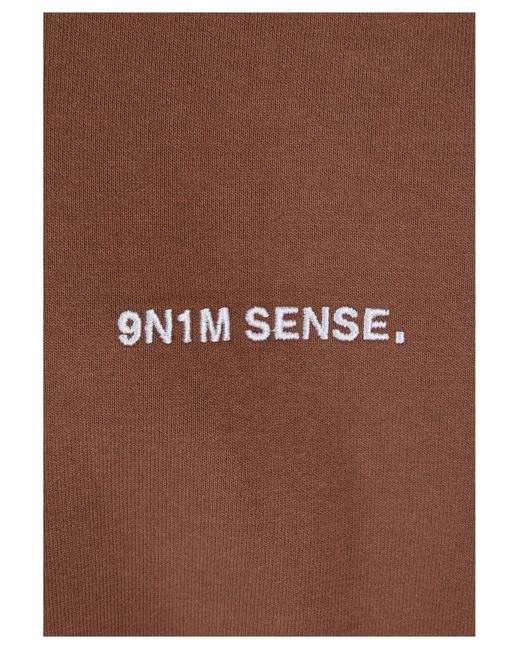 9N1M SENSE Essential hoodie in Brown für Herren