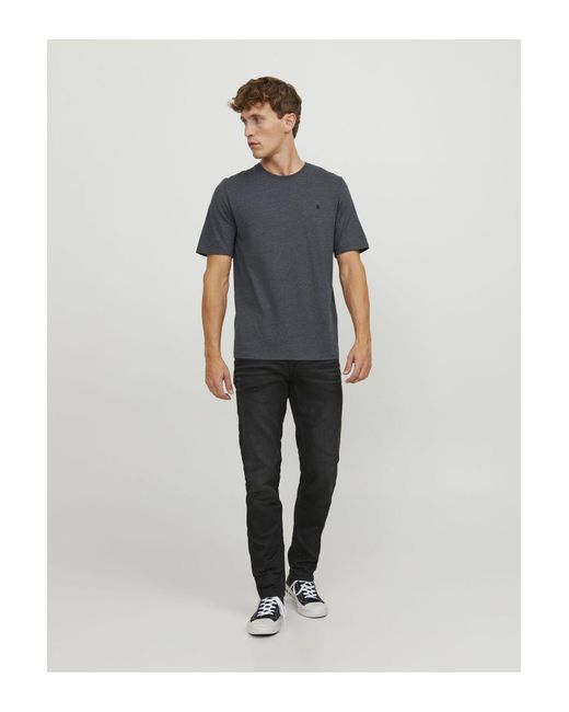 Jack & Jones T-Shirt Basic Rundhalsausschnitt T-Shirt Für Herren in Blue für Herren