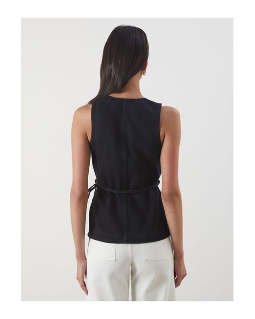 LC Waikiki White Lcwaikiki Klassische Jeansweste Mit V-Ausschnitt Für Damen