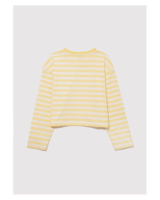 Mavi Natural Gesticktes Gestreiftes T-Shirt Mit Lockerer Passform Lockerer, Entspannter Passform -89149 Für Damen