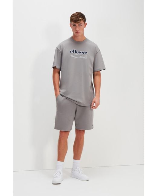 Ellesse T-shirt regular fit in Gray für Herren