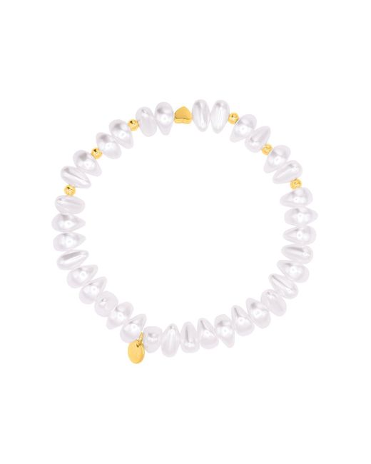 Heideman White Perlenarmband Celera Basic Für Damen
