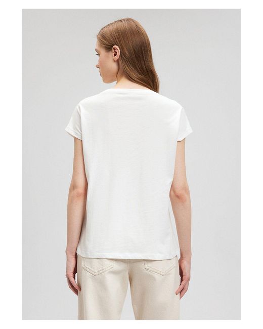 Mavi White T-shirt regular fit