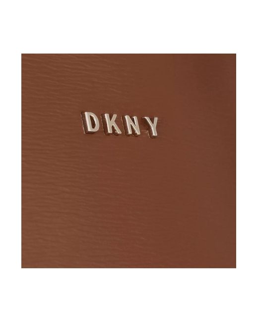 DKNY Brown Bryant – mittlere tragetasche in karamell