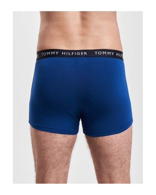 Tommy Hilfiger 3p boxershorts in Blue für Herren