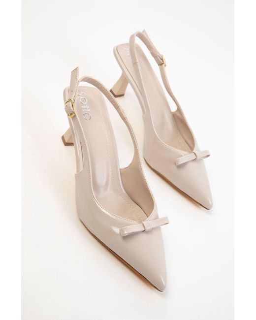 Soho Red Lackleder Klassische Schuhe Mit Absatz Für Damen