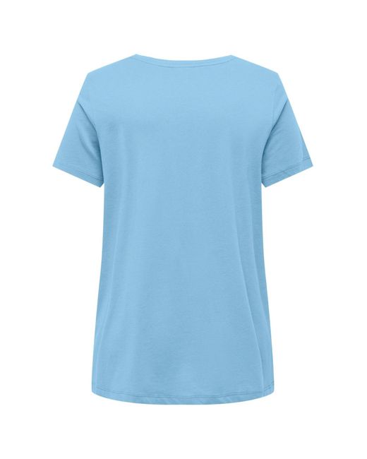 Only Carmakoma Blue T-shirt regular fit