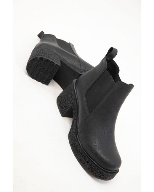 Soho Black Schwarze Stiefel – Modell Bootie Für Damen