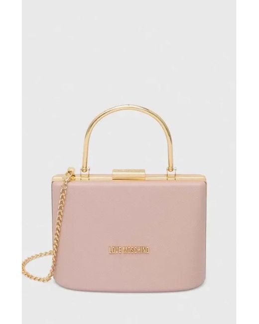 Love Moschino Pink – Tasche Mit Kapuze Für Damen
