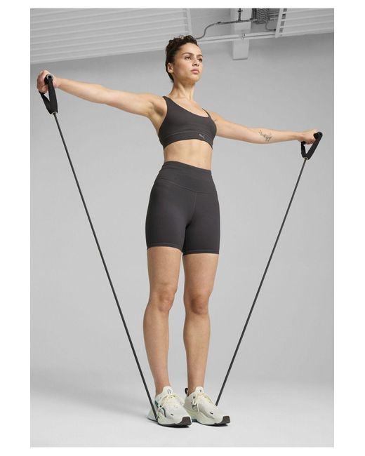 PUMA Gray Train Mid-Impact Bh Für Damen