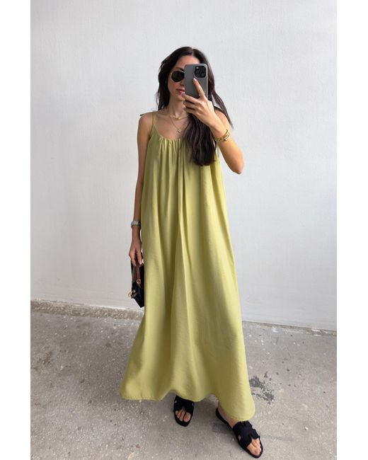 Trendyol Yellow Burgunderrotes A-Linien-Mini-Webkleid Mit Öffnung Twoss25El00401 Für Damen