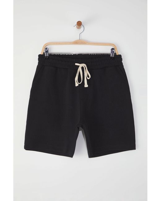 Trendyol Schwarze, Strukturierte Shorts Aus 100 Baumwolle – Reguläre Passform Für Herren in Blue für Herren