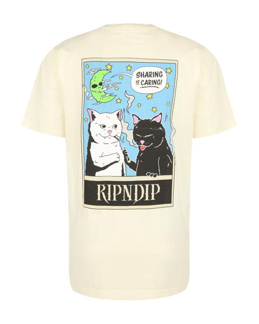 RIPNDIP Natural Unisex rip n dip freunde teilen t-shirt - m