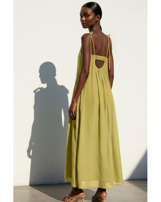 Trendyol Yellow Burgunderrotes A-Linien-Mini-Webkleid Mit Öffnung Twoss25El00401 Für Damen