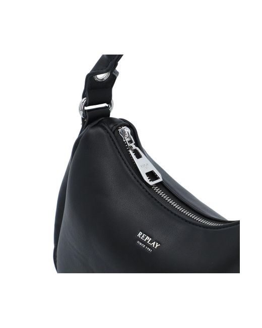 Replay Black Handtasche 25.5 Cm Für Damen