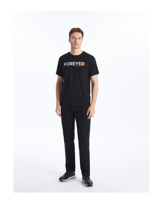 LC Waikiki T-shirt regular fit in Black für Herren