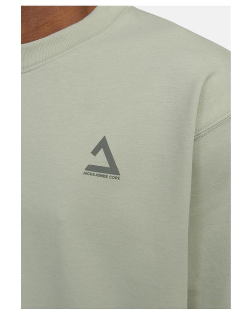 Jack & Jones T-shirt triangle summer kurzarmshirt in Gray für Herren