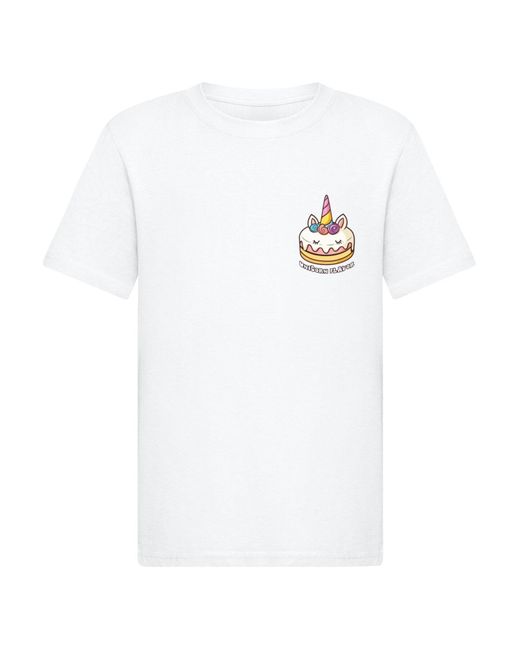 Merchcode Kids Unicorn Flavor Basic Tee Für Herren in White für Herren