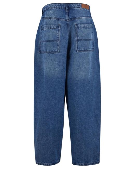 Urban Classics Tapered Heavy Ounce Baggy Jeans Für Herren in Blue für Herren