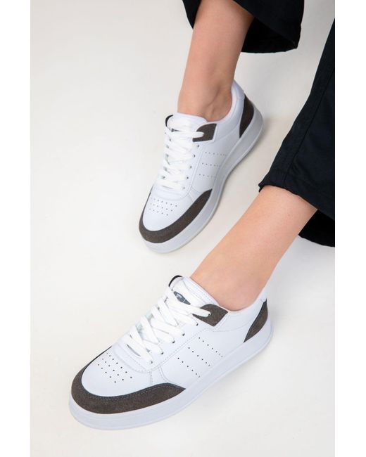 Soho Black Geräucherter Sneaker Für Damen