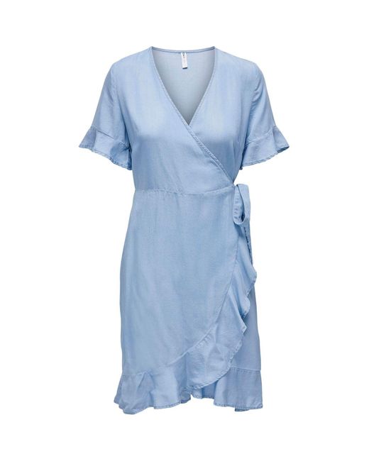 ONLY Blue Jeanskleid Onlpema Kurzes Kleid Für Damen