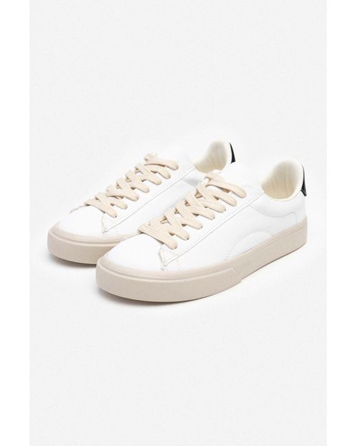 NİŞANTAŞI SHOES Gray Charlie Matte Back Flat Sole Schnürsneaker Für Damen