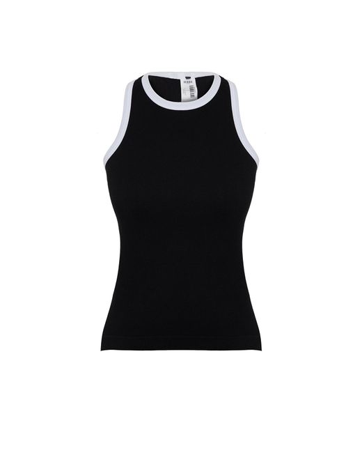 Trendyol Black Nahtloses, es, gestricktes sporttop/bluse mit neckholder und reflektor-print