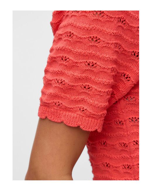 Vero Moda Red Strickpullover Vmshelby Pullover Für Damen