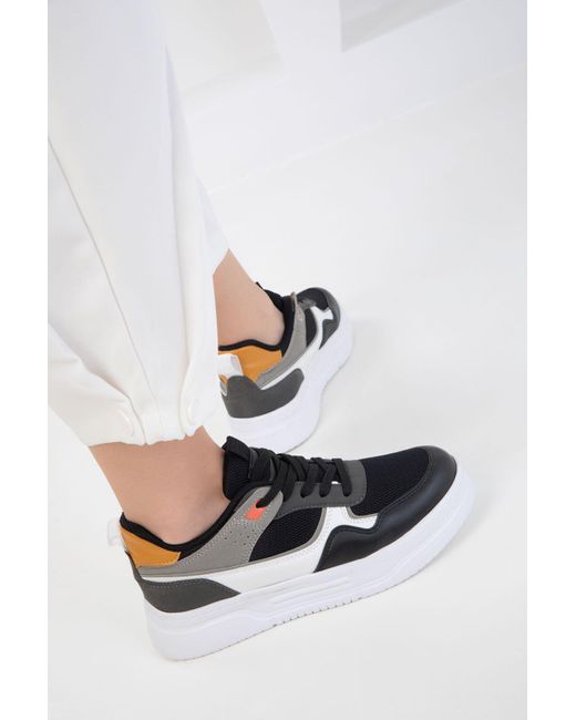 Soho Black Multi Sneaker Für Damen