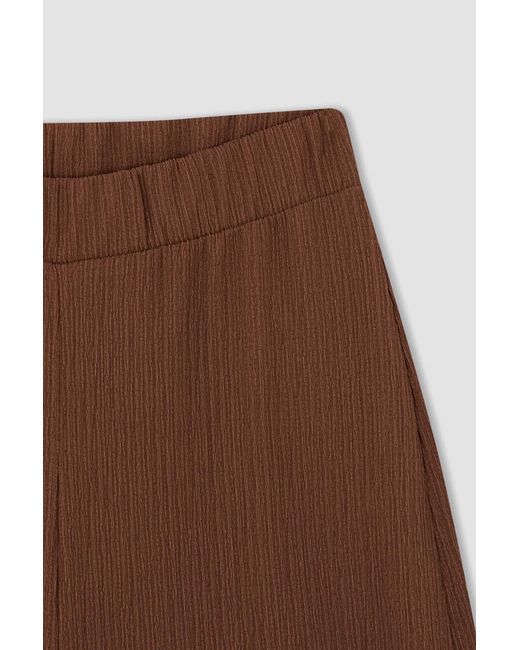 Defacto White Basic-Capri-Hose Für Damen