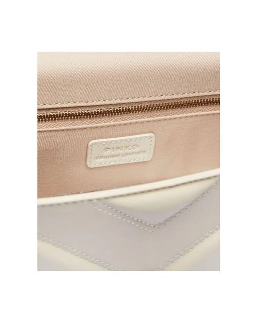 Pinko Natural Pinko Gesteppte Tasche Aus Spitzleder Mit Verstellbarer Kette Am Rücken: 104550 A26Z Z14Q Für Damen