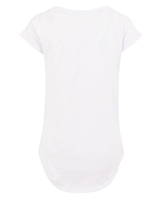 F4NT4STIC The Lion King Simba And Mufasa -Wht With Ladies Long Slub Tee Für Damen in Orange für Herren