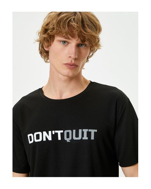 Koton T-shirt straight in Black für Herren