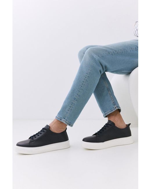 Yaya by Hotiç Marineblaue Freizeitschuhe Aus Echtem Leder Für Herren in Blue für Herren