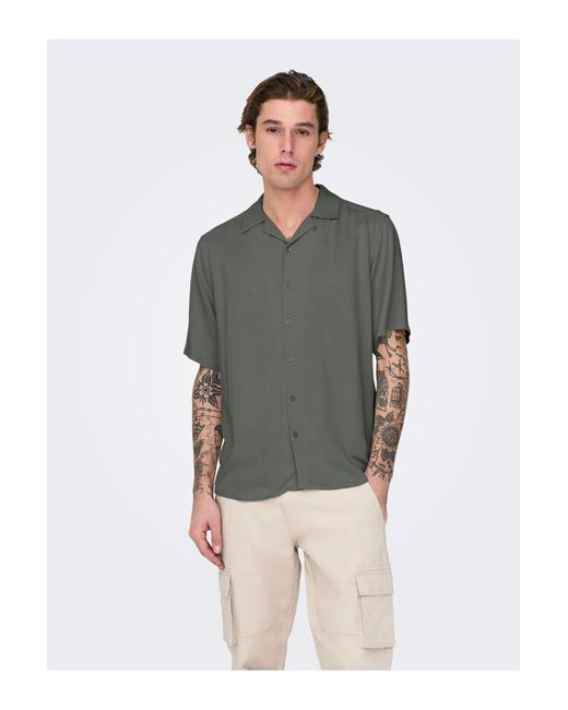 Only & Sons Hemd Onsdash Hemd Für Herren in Gray für Herren