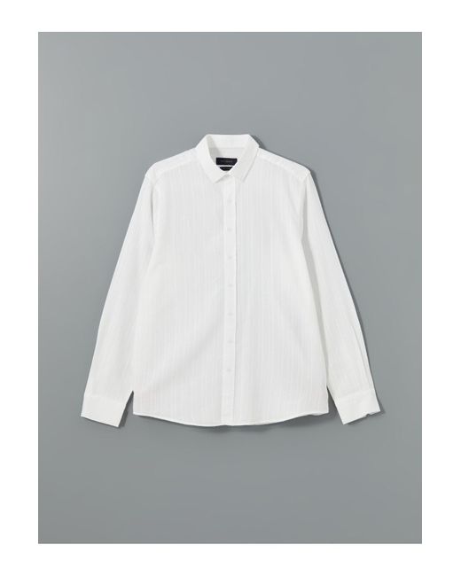 LC Waikiki Langärmliges Dobby-Hemd in White für Herren