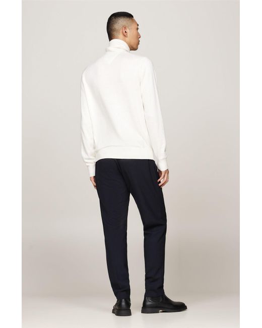 Tommy Hilfiger Rollkragenpullover – Baumwoll- Und Kaschmirmischung, Normale Passform Für Herren in Multicolor für Herren